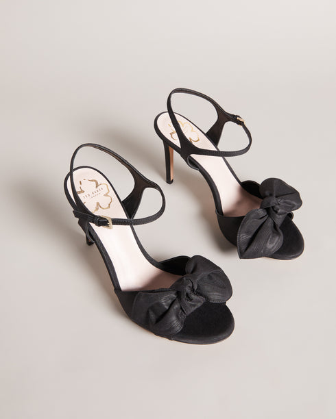 <P>Satin Bow 90Mm Heeled Sandal</P>